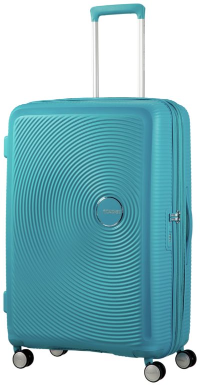 American Tourister Soundbox 4 Wheel Spinner 77 - Summer Blue